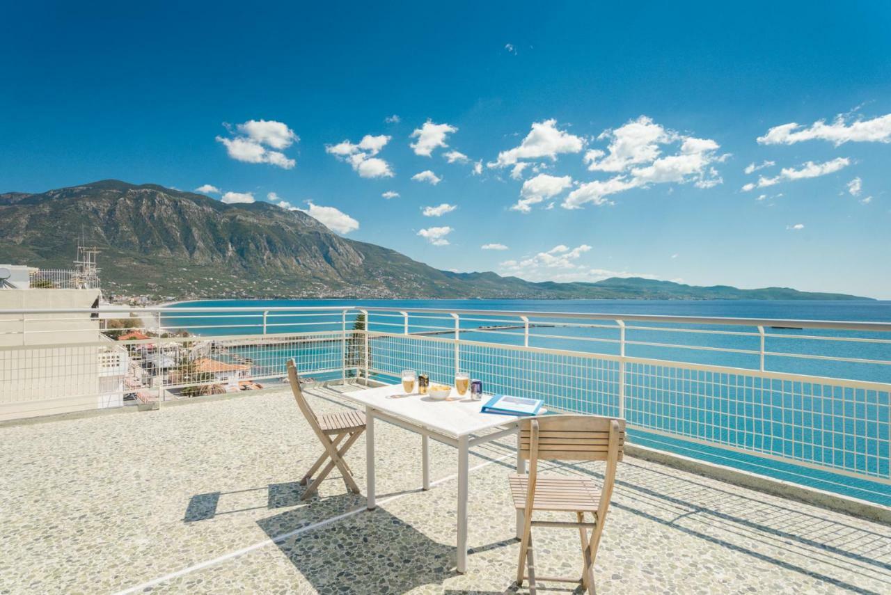 Seafront Penthouse Leo Apartamento Calamata Exterior foto